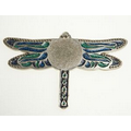 Silver Dragonfly with Enamel